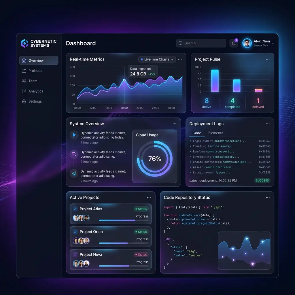 Zebotix dashboard preview